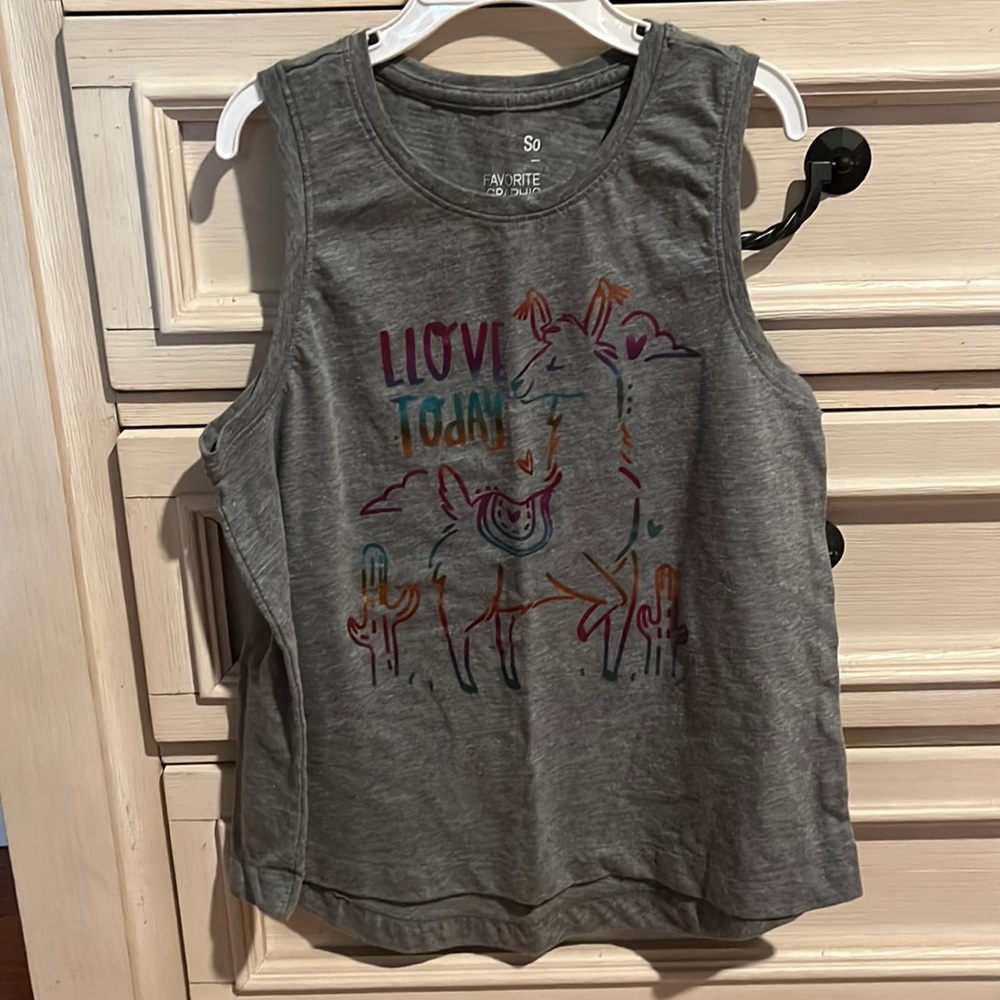 Girls loose fit tank size 10/12 EUC